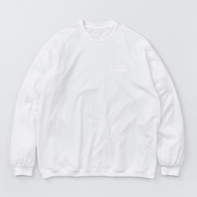 ennoy Long sleeve hem rib tee (WHITE)