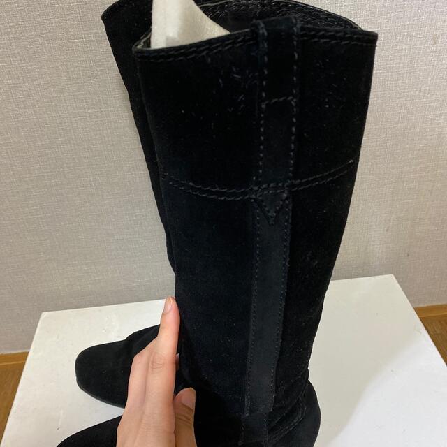 送料込み!プールサイド スエードブーツ