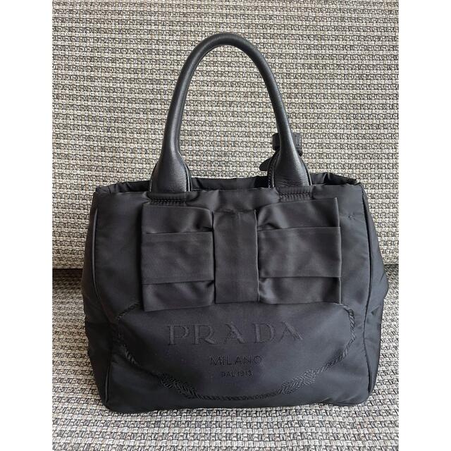 PRADA  リボン　トートバッグ