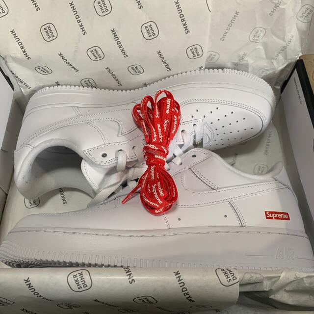 Supreme × Nike Air Force 1 Low "White"