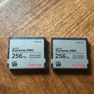 サンディスク(SanDisk)のSANDISK Extreme PRO 256GB x2枚セット(その他)