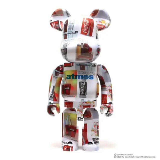 BE@RBRICK(ベアブリック)のベアブリック アトモス×コカコーラ 1000% BE@RBRICK  エンタメ/ホビーのフィギュア(その他)の商品写真