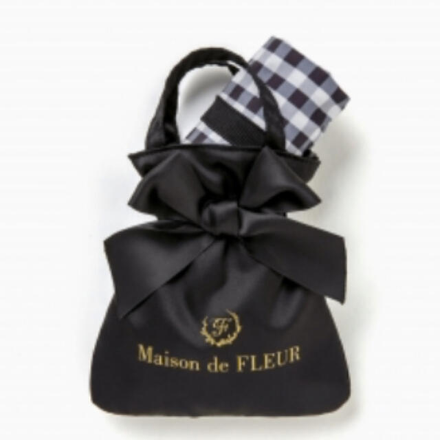 Maison de FLEUR(メゾンドフルール)のMaison de FLEUR MY BLACK     宝島社　ローソン限定 レディースのバッグ(エコバッグ)の商品写真