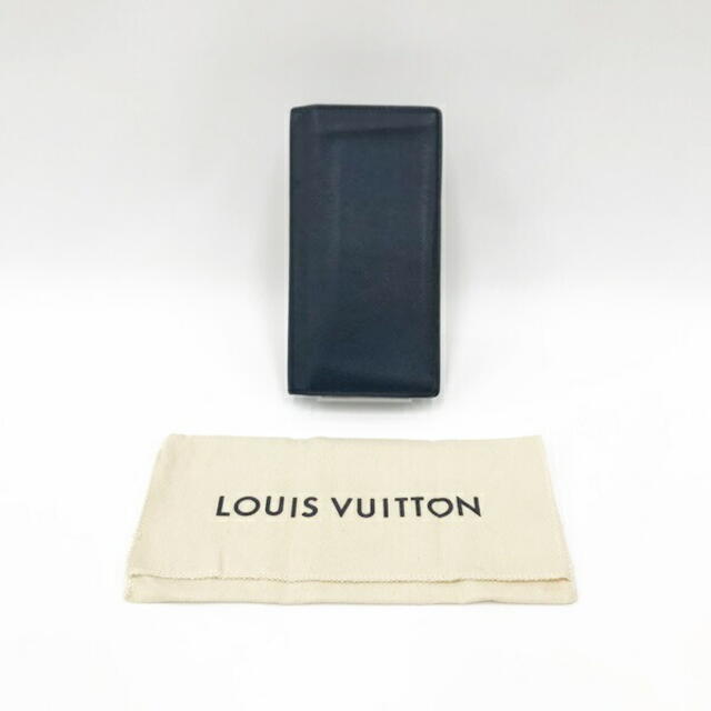 〇〇LOUIS VUITTON ルイヴィトン タイガ ポルトフォイユ ロン ポルトフレザー M33404 ネイビー