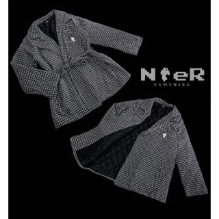 ニーアクロージング(NieR Clothing)のNieRボタンレス中綿入キルティングコート ウエストベルト付(その他)