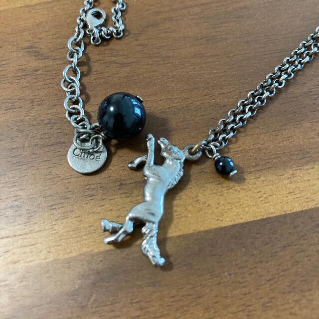 Chloe(クロエ)のクロエ Chloe 馬 モチーフ ネックレス レディースのアクセサリー(ネックレス)の商品写真