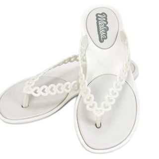 メリッサ(melissa)のラバーサンダル melissa メリッサ 30559 ホワイト 23.5cm(サンダル)