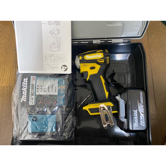 Makita(マキタ)のピンナ様専用マキタ　インパクトドライバー　TD172D イエロー　新品未使用品！ スポーツ/アウトドアの自転車(工具/メンテナンス)の商品写真