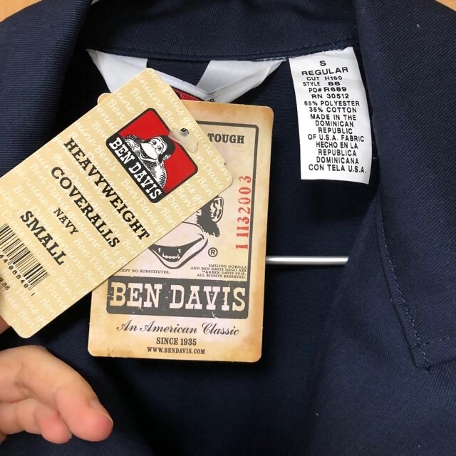 BEN DAVIS(ベンデイビス)のBEN DAVIS ネイビー　カバーオール（つなぎ） メンズのパンツ(サロペット/オーバーオール)の商品写真