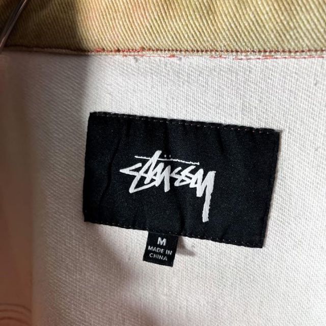 STUSSY(ステューシー)の【極美品】ステューシー stussy タイダイ染め デニム ジャケット メンズのジャケット/アウター(Gジャン/デニムジャケット)の商品写真