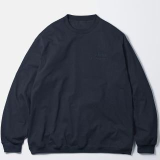 ワンエルディーケーセレクト(1LDK SELECT)のLONG SLEEVE HEM RIB TEE (NAVY) 2xl(カットソー(長袖/七分))