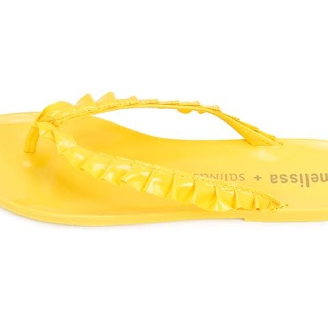 melissa(メリッサ)のビーチサンダル melissa メリッサ 30622 イエロー 24.5cm レディースの靴/シューズ(サンダル)の商品写真