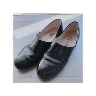 ハルタ(HARUTA)の【値下げ】HARUTA ▷ spock shoes 23.5 黒(ローファー/革靴)