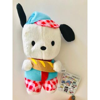 サンリオ(サンリオ)の☆値引しました☆ ポチャッコSET💙　ぬいぐるみ&コードホルダー　非売品(キャラクターグッズ)