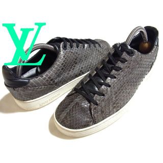 定番】LOUIS VUITTON ルイヴィトン パイソン パテント スニーカー-