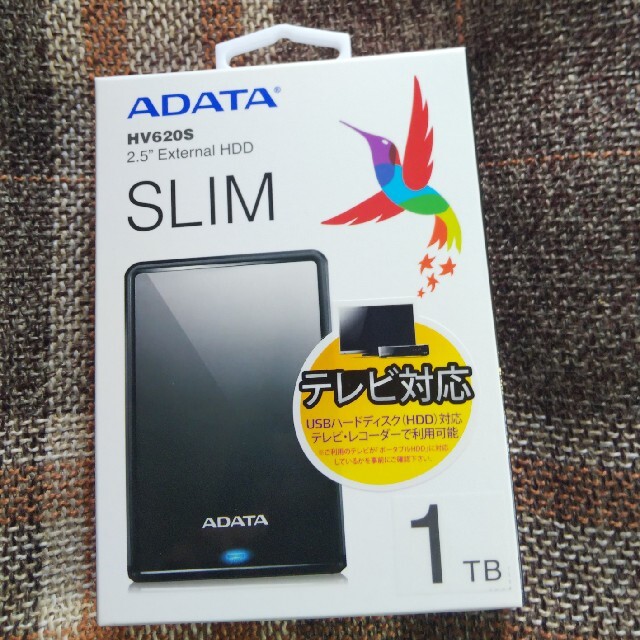 新品ADATA  HV620S 1TB スマホ/家電/カメラのPC/タブレット(PC周辺機器)の商品写真