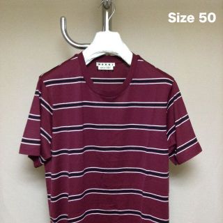 マルニ(Marni)の新品 50 20aw MARNI ボーダーパックT Tシャツ 3084C(Tシャツ/カットソー(半袖/袖なし))