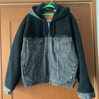 リーバイス(Levi's)のリーバイス Levi's デニム シェルパ・トラッカージャケット　ボアジャケット(Gジャン/デニムジャケット)