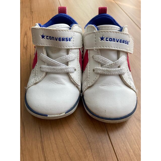 CONVERSE(コンバース)のコンバース　ベビー　キッズ　スニーカー　靴　14cm ピンク キッズ/ベビー/マタニティのベビー靴/シューズ(~14cm)(スニーカー)の商品写真