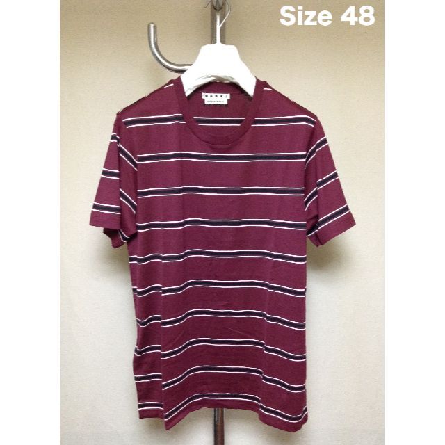 Marni(マルニ)の新品 48 20aw MARNI ボーダーパックT Tシャツ 2170C メンズのトップス(Tシャツ/カットソー(半袖/袖なし))の商品写真