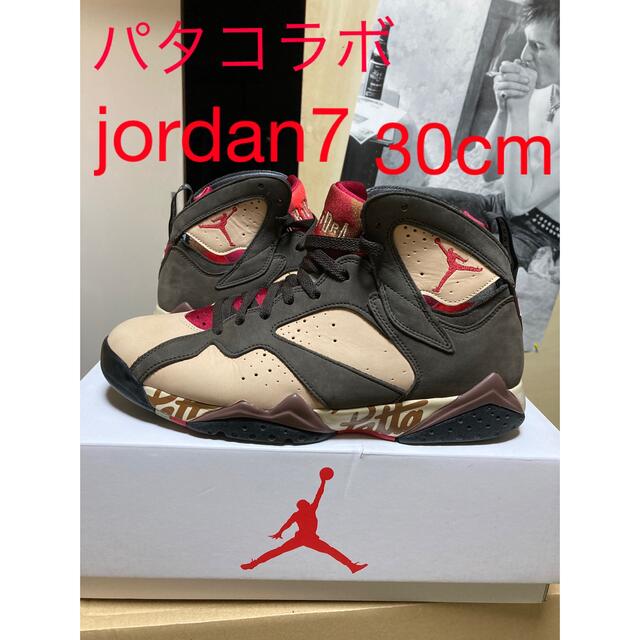 レアコラボ　jordan 7パタ　 30cm