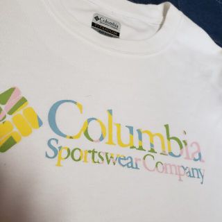 コロンビア(Columbia)のColumbia　コロンビア　白　Tシャツ(Tシャツ(半袖/袖なし))