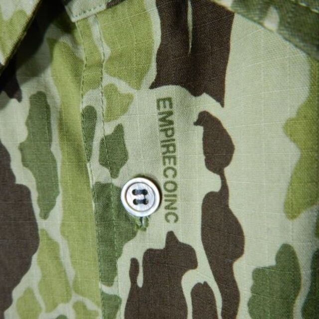 EMPIRE(エンパイア)の8153　　エンパイア　日本製　大きめ　迷彩　カモ　半袖　シャツ　リップストップ メンズのトップス(シャツ)の商品写真