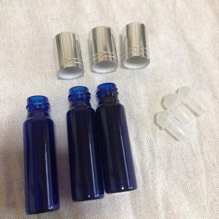 ガラス製ロールオンボトル（7ml）3本セット(アロマグッズ)