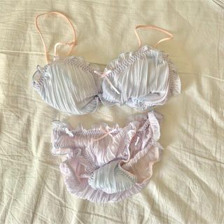 soft bra ソフトブラ ショーツ ノンワイヤー(ブラ&ショーツセット)