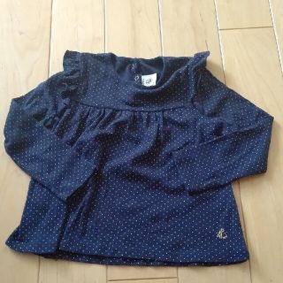 プチバトー(PETIT BATEAU)の⭐リリーさま⭐専用⭐PB ネイビードット 36m/95cm(Tシャツ/カットソー)