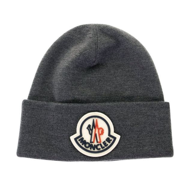 66 MONCLER 3B00051 グレー 男女兼用 ニットキャップ ニット帽 お得に