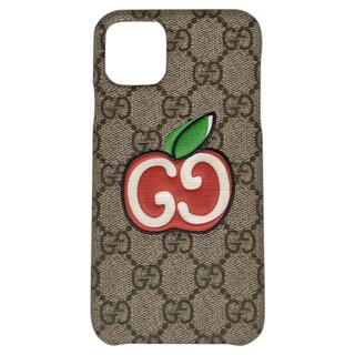 グッチ(Gucci)のグッチ GGアップル iphone ケース レディース 【中古】(モバイルケース/カバー)