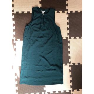 エイチアンドエム(H&M)の★１　Ｈ＆Ｍ★美品　グリーンのワンピース★サイズ１３０センチくらい(ワンピース)