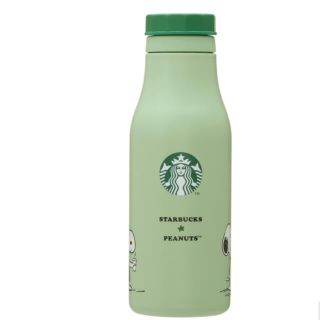 スターバックスコーヒー(Starbucks Coffee)のオンライン完売スタバステンレスロゴボトル PEANUTS スヌーピー 473ml(タンブラー)