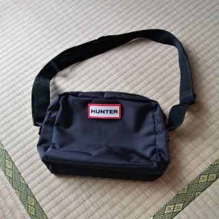 ハンター(HUNTER)のHUNTERショルダーバック　黒(ショルダーバッグ)