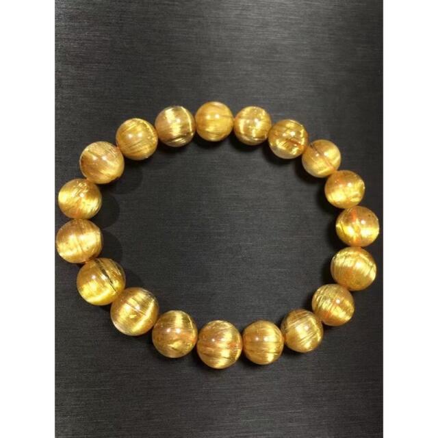 ⭐︎【天然】タイチンルチルクオーツ ブレスレット 10mm - ブレスレット