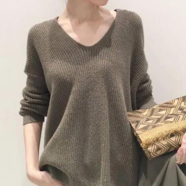 ニット/セーターDeuxieme Classe アゼVネック Knit