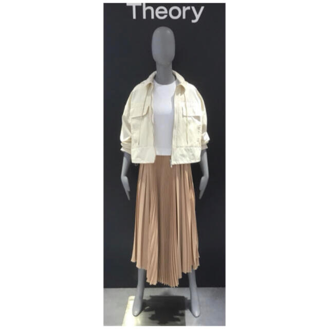 Theory 20ss フード付きクロップド丈ブルゾン