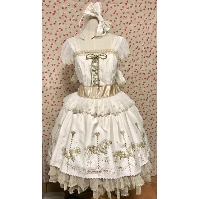 Angelic Pretty(アンジェリックプリティー)のAngelicprettyトゥインクルカーニバルドレスアンジェリックプリティ レディースのワンピース(ひざ丈ワンピース)の商品写真