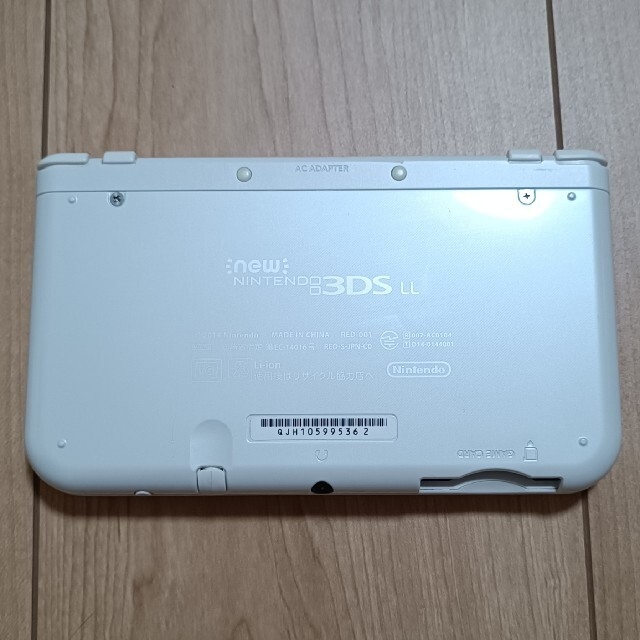 【完動品】Newニンテンドー3DS LL パールホワイト 3