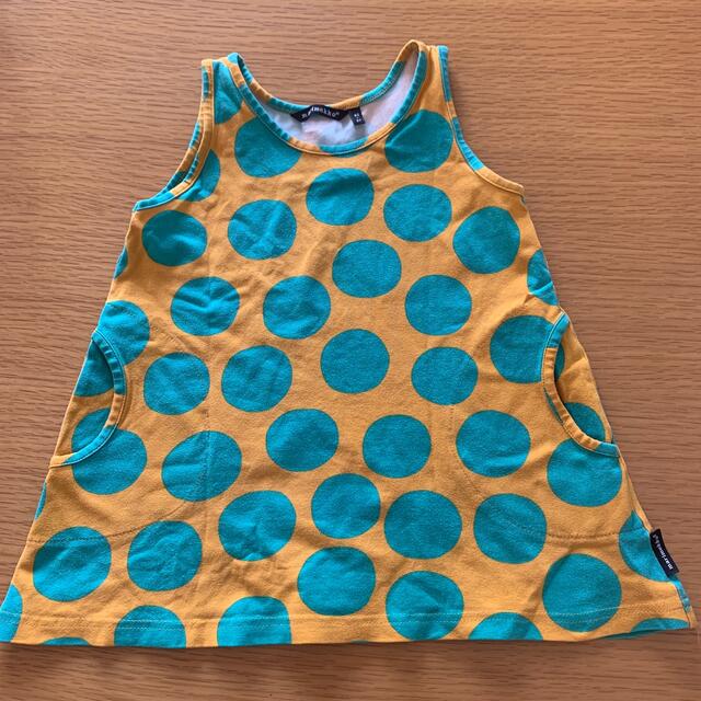 marimekko(マリメッコ)の【マリメッコ】コットンワンピース/92 キッズ/ベビー/マタニティのキッズ服女の子用(90cm~)(ワンピース)の商品写真