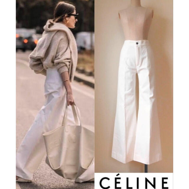 celine(セリーヌ)のセリーヌワイドパンツデニムフィービー期 レディースのパンツ(カジュアルパンツ)の商品写真