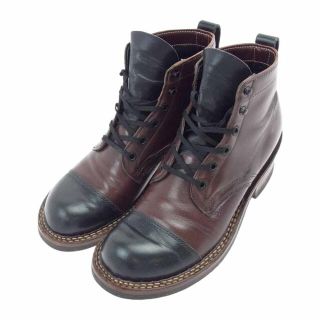 WHITE'S BOOTS ホワイツブーツ ブーツ BOOTS ホワイツブーツ USA製 2332C SEMIDRESS セミドレス ツートン レザー ワークブーツ ブラック系 ブラウン系【中古】(ブーツ)