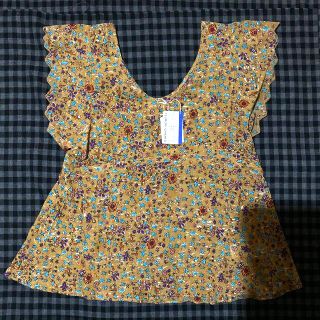 ツモリチサト(TSUMORI CHISATO)の★TSUMORI CHISATO★新品•未使用★さばくの花コットンT(ブラウン)(カットソー(半袖/袖なし))