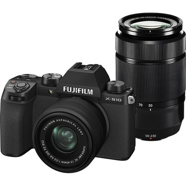 新品 未開封 FUJIFILM X-S10 ダブルズームレンズキット ブラック