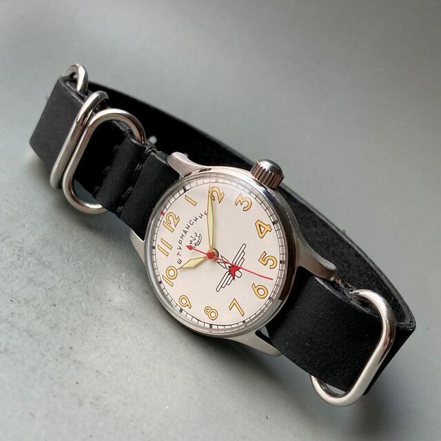 【美品】シュトゥルマンスキー ソビエト アンティーク 腕時計 手巻き メンズ