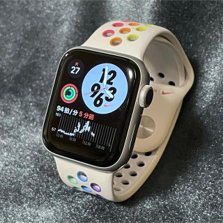 アップル(Apple)のApple Watch Nike 6(GPSモデル) 40mmシルバーアルミ(その他)