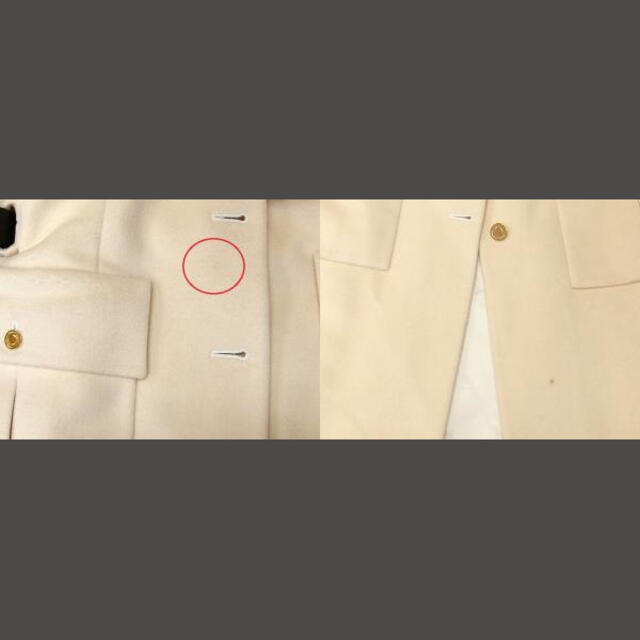 Gucci(グッチ)のグッチ 国内正規 スタンドカラー コート ロング 40 ライトベージュ レディースのジャケット/アウター(その他)の商品写真