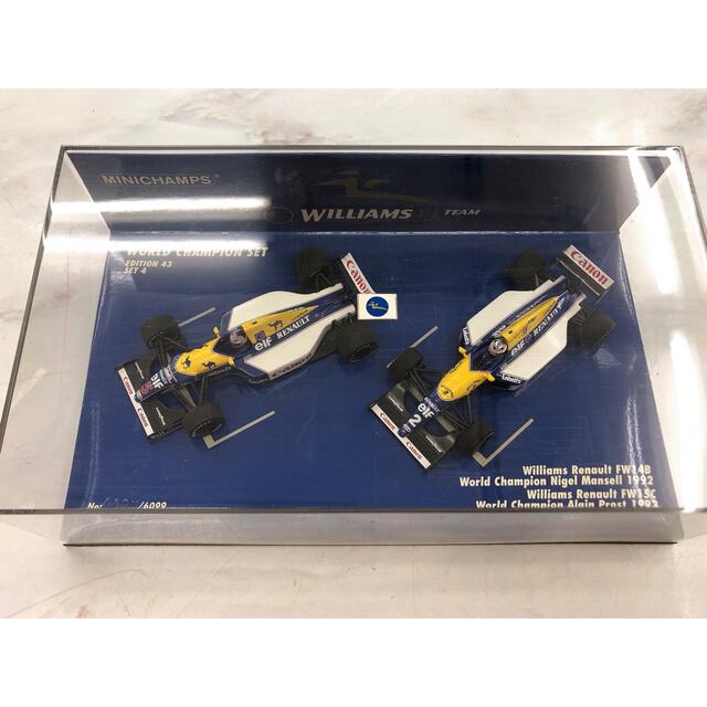 【限定】 ミニチャンプス ウィリアムズ 1/43 F1 FW14B FW15C