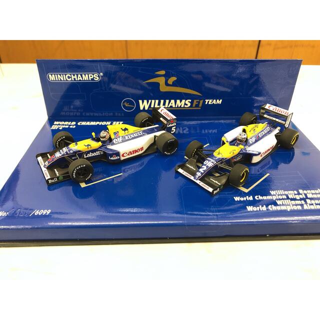 プロスト【限定】 ミニチャンプス ウィリアムズ 1/43 F1 FW14B FW15C